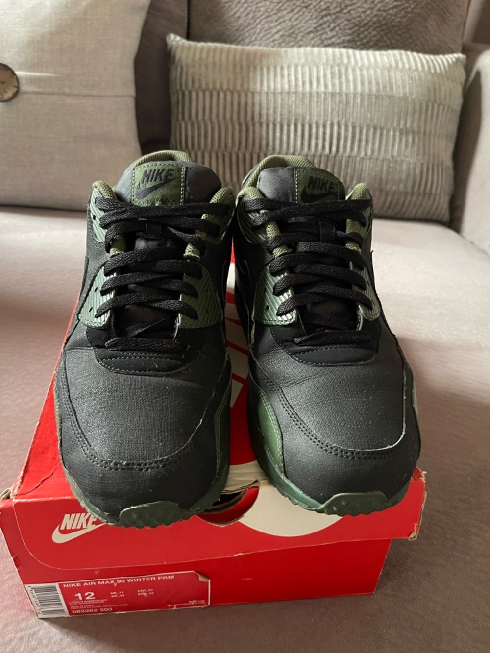 Nike Air Max 90 Winter Premium Carbon/ - Picture 4 of 10